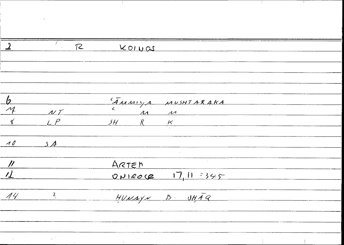 Filecard Artem.Onirocr.05603