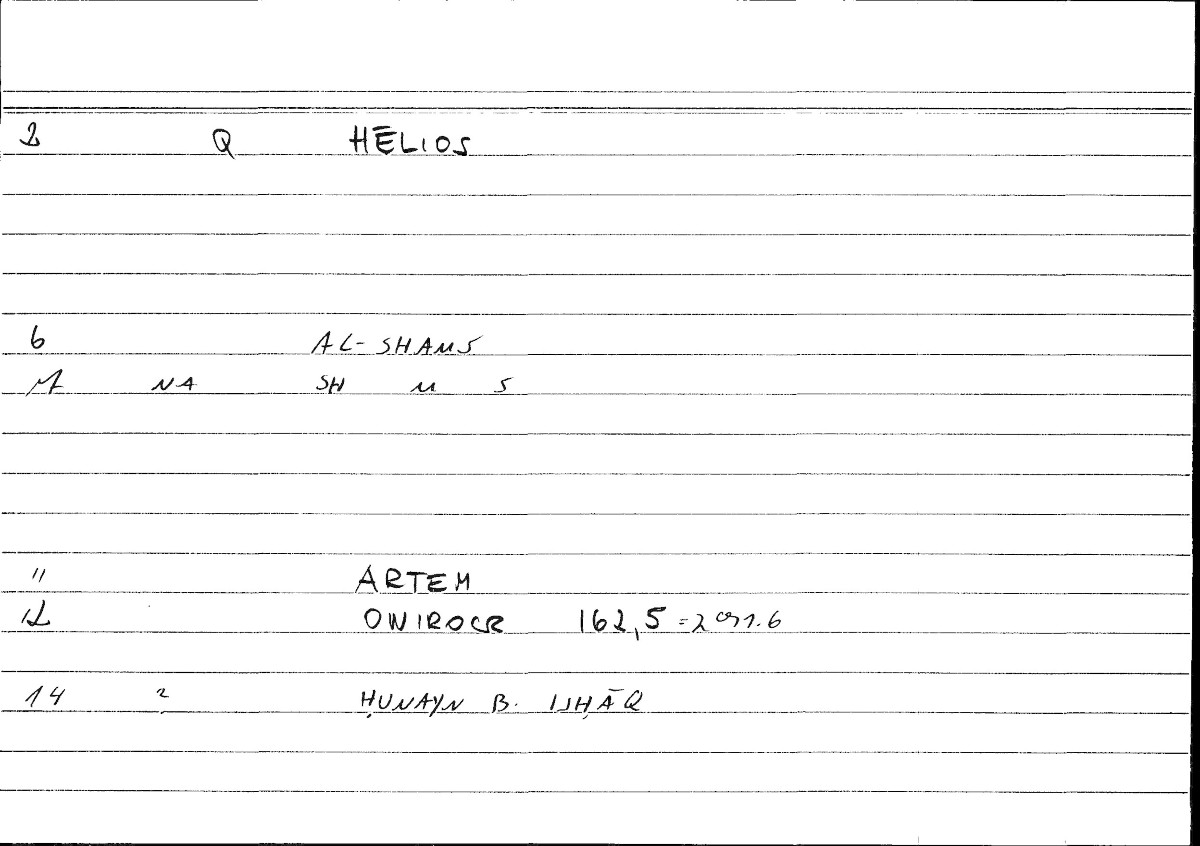 Filecard Artem.Onirocr.05747
