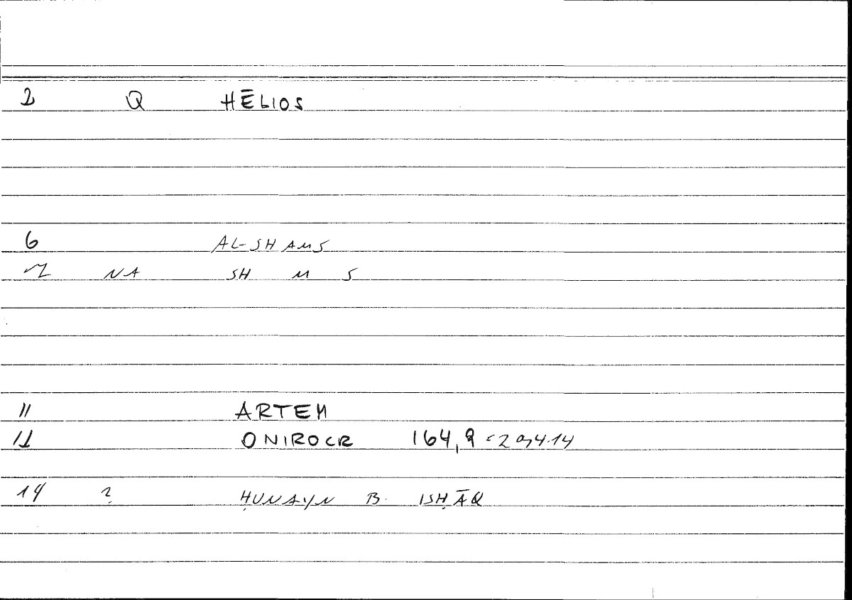 Filecard Artem.Onirocr.05754
