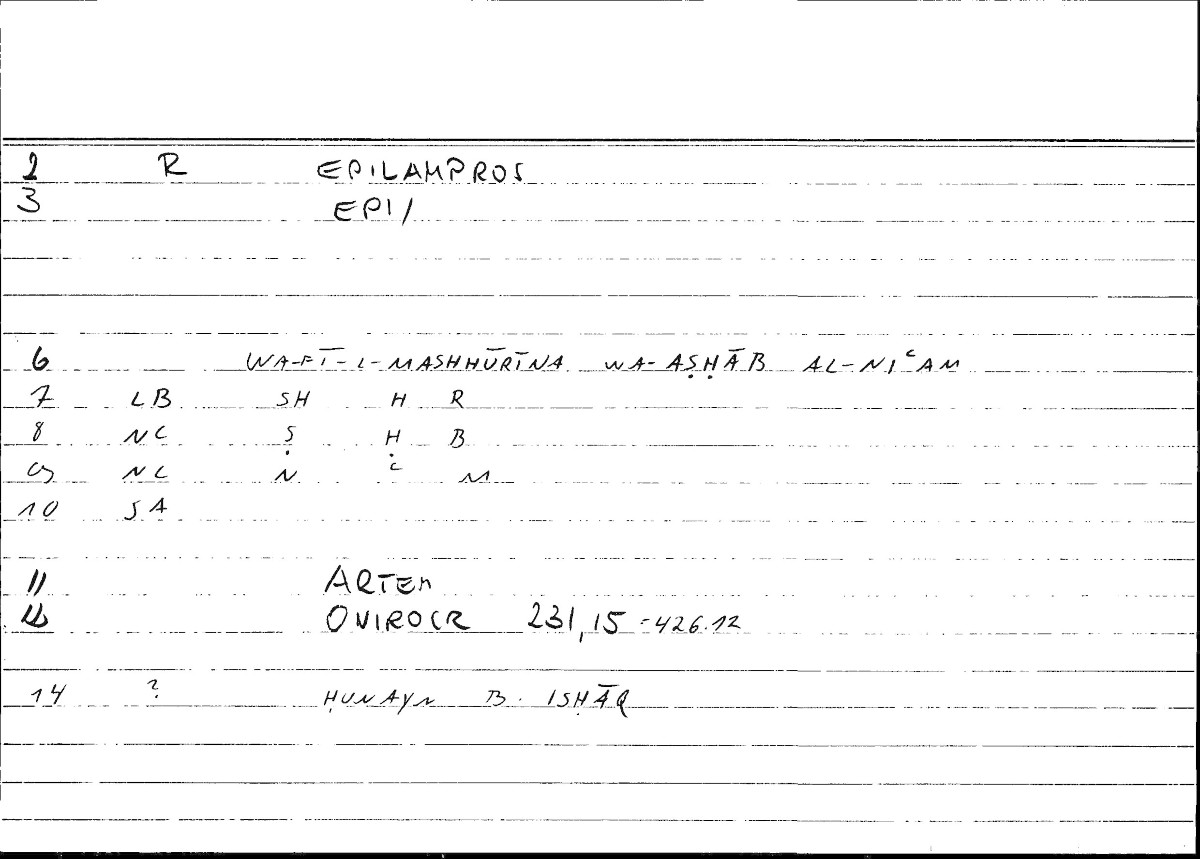 Filecard Artem.Onirocr.05794