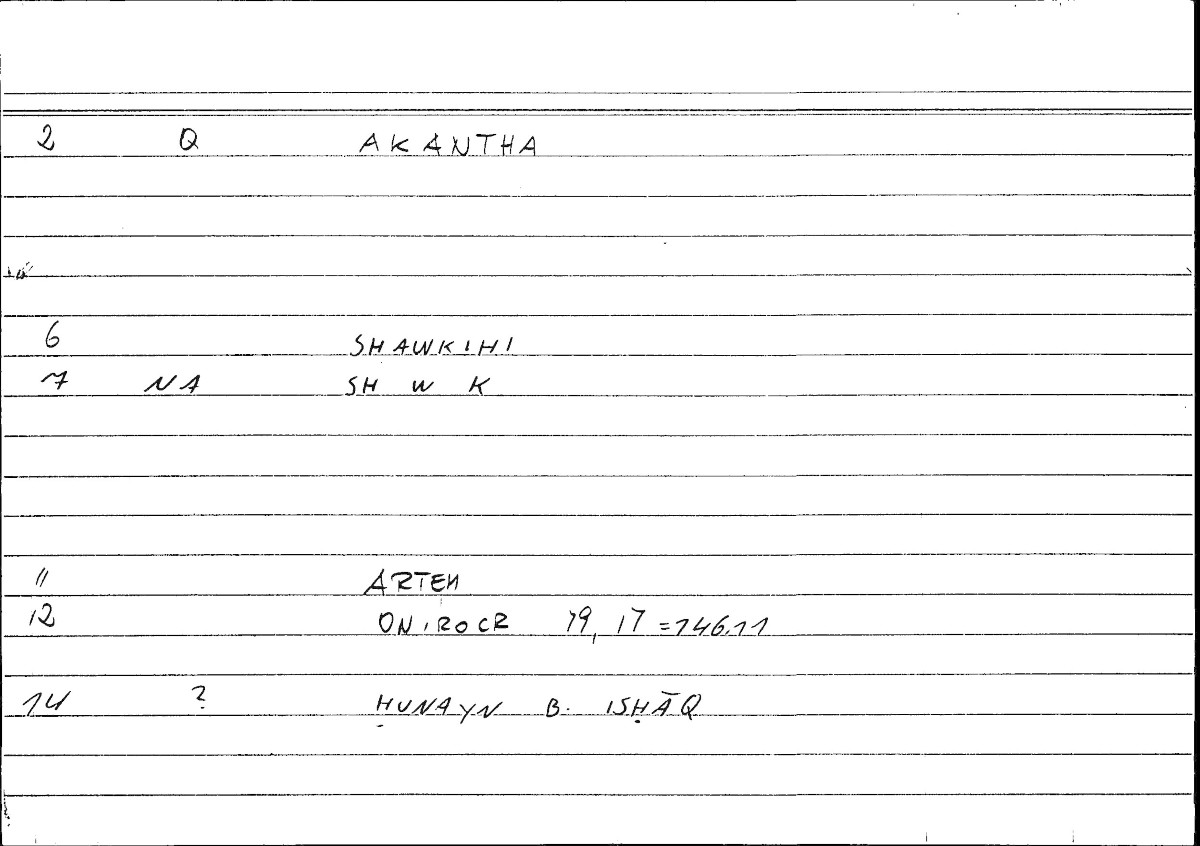 Filecard Artem.Onirocr.05825