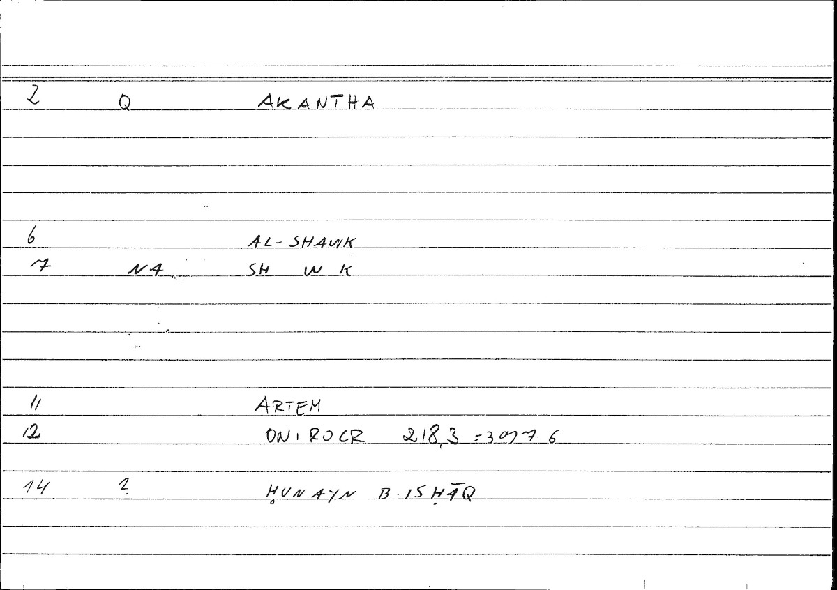 Filecard Artem.Onirocr.05826