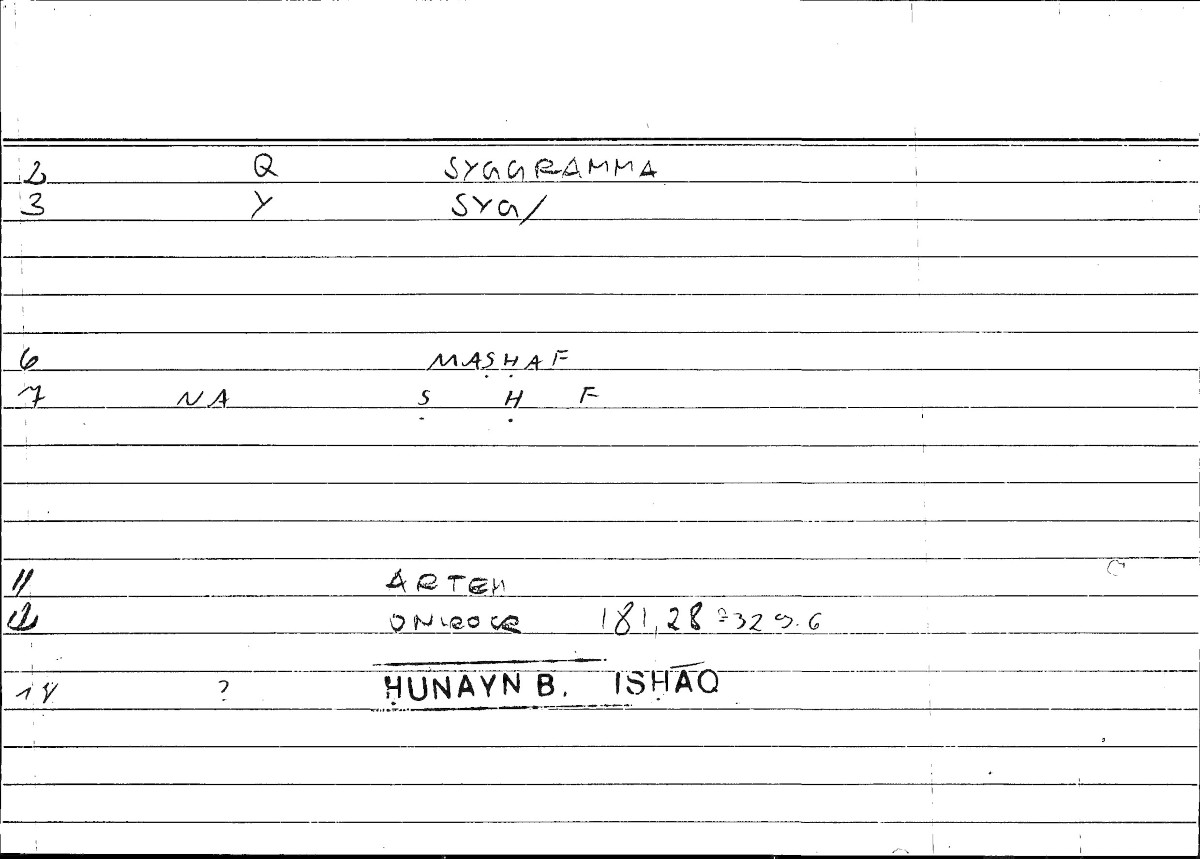 Filecard Artem.Onirocr.06063