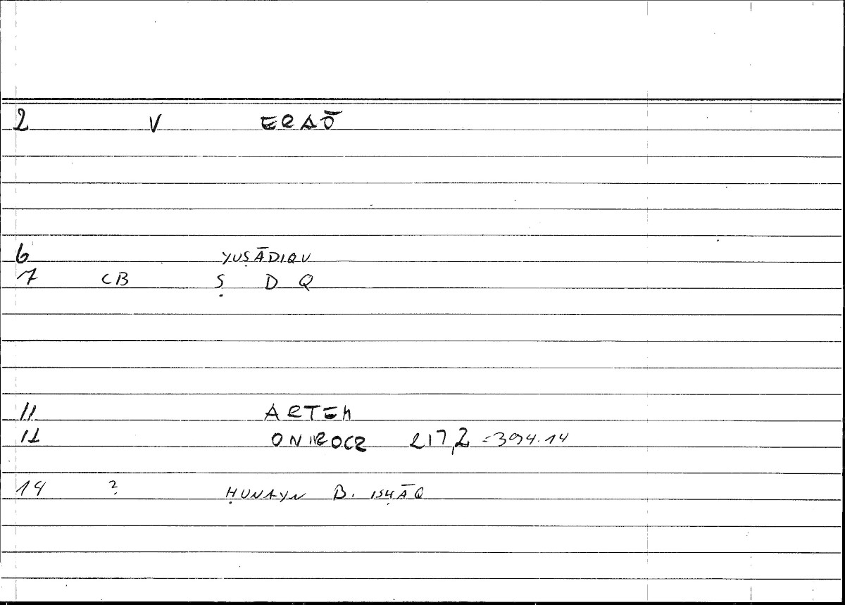 Filecard Artem.Onirocr.06106