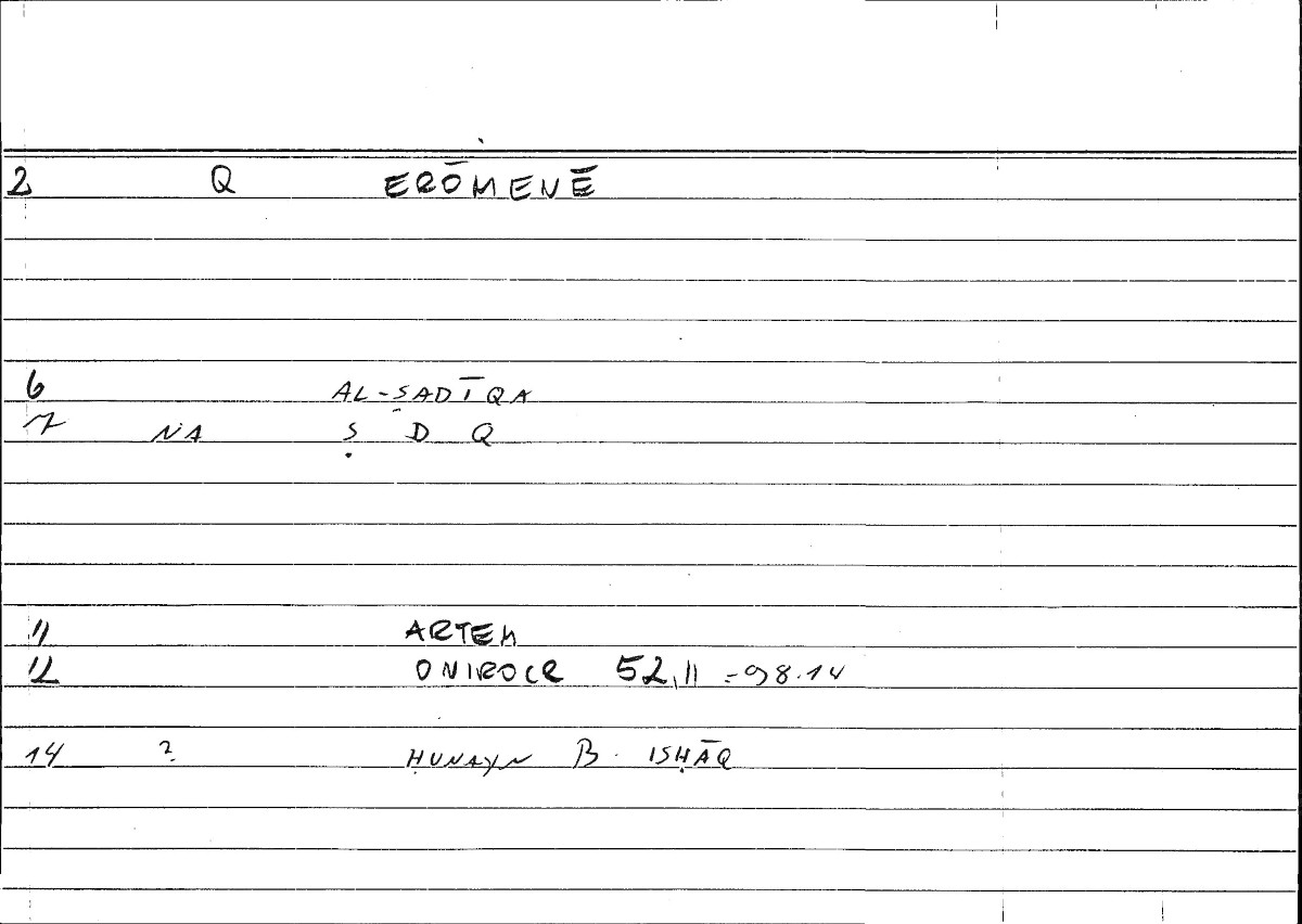 Filecard Artem.Onirocr.06107