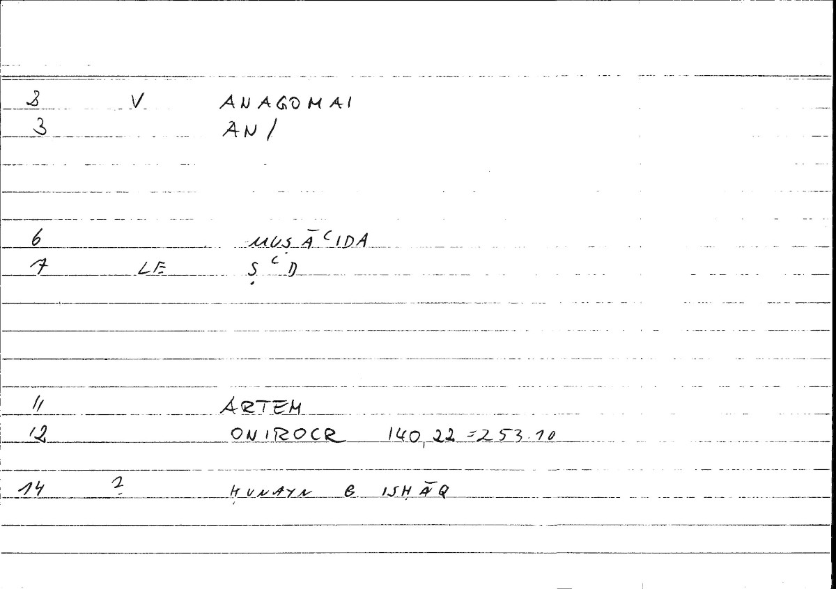 Filecard Artem.Onirocr.06177