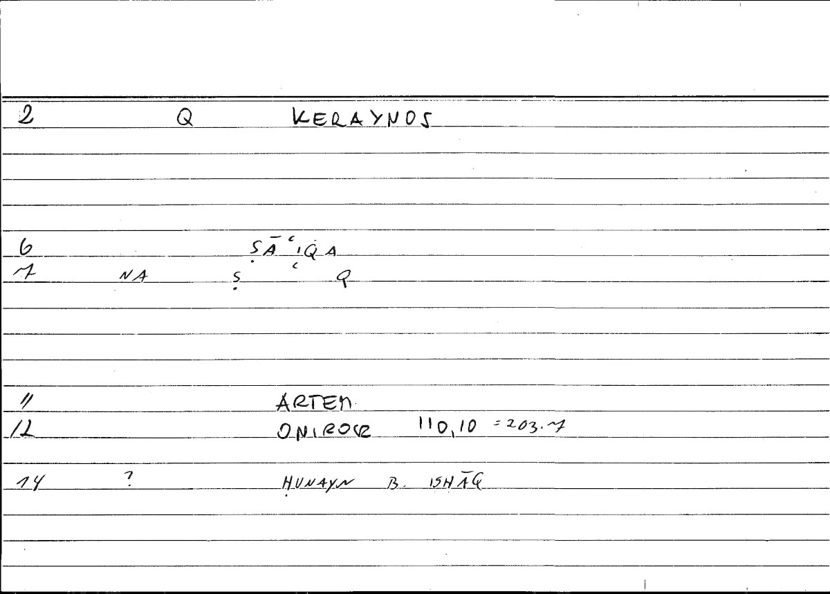 Filecard Artem.Onirocr.06187