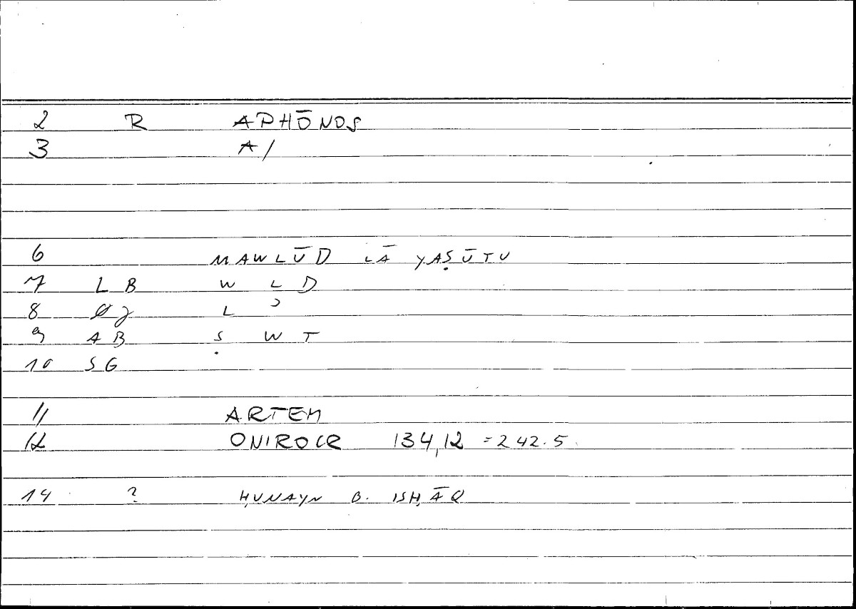 Filecard Artem.Onirocr.06368