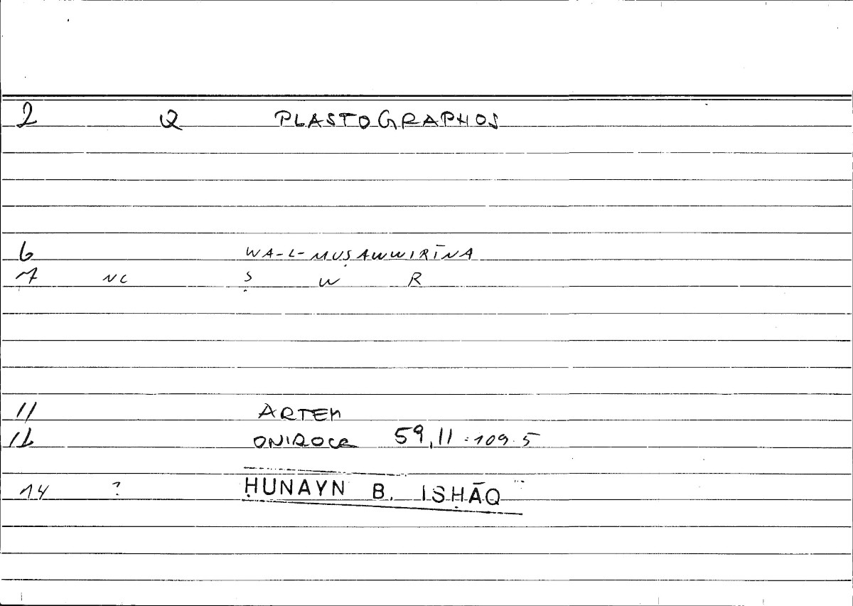 Filecard Artem.Onirocr.06395