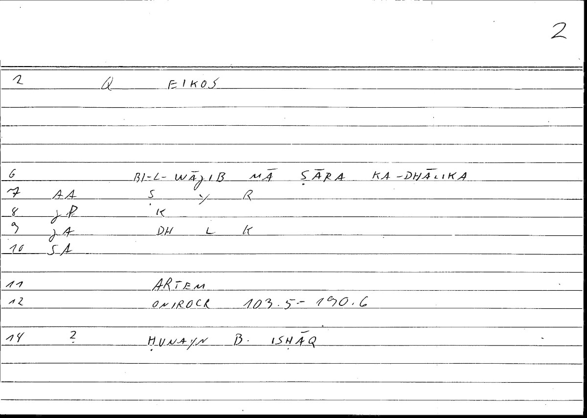 Filecard Artem.Onirocr.06450