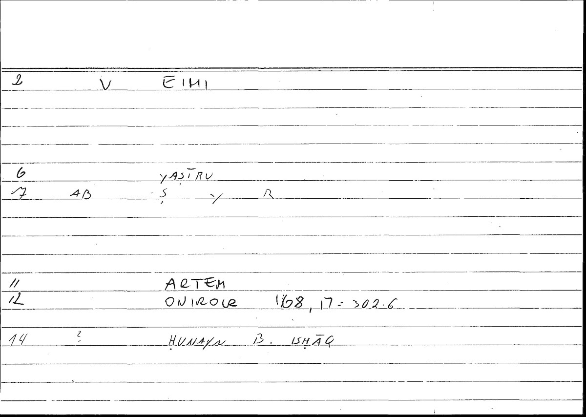 Filecard Artem.Onirocr.06459