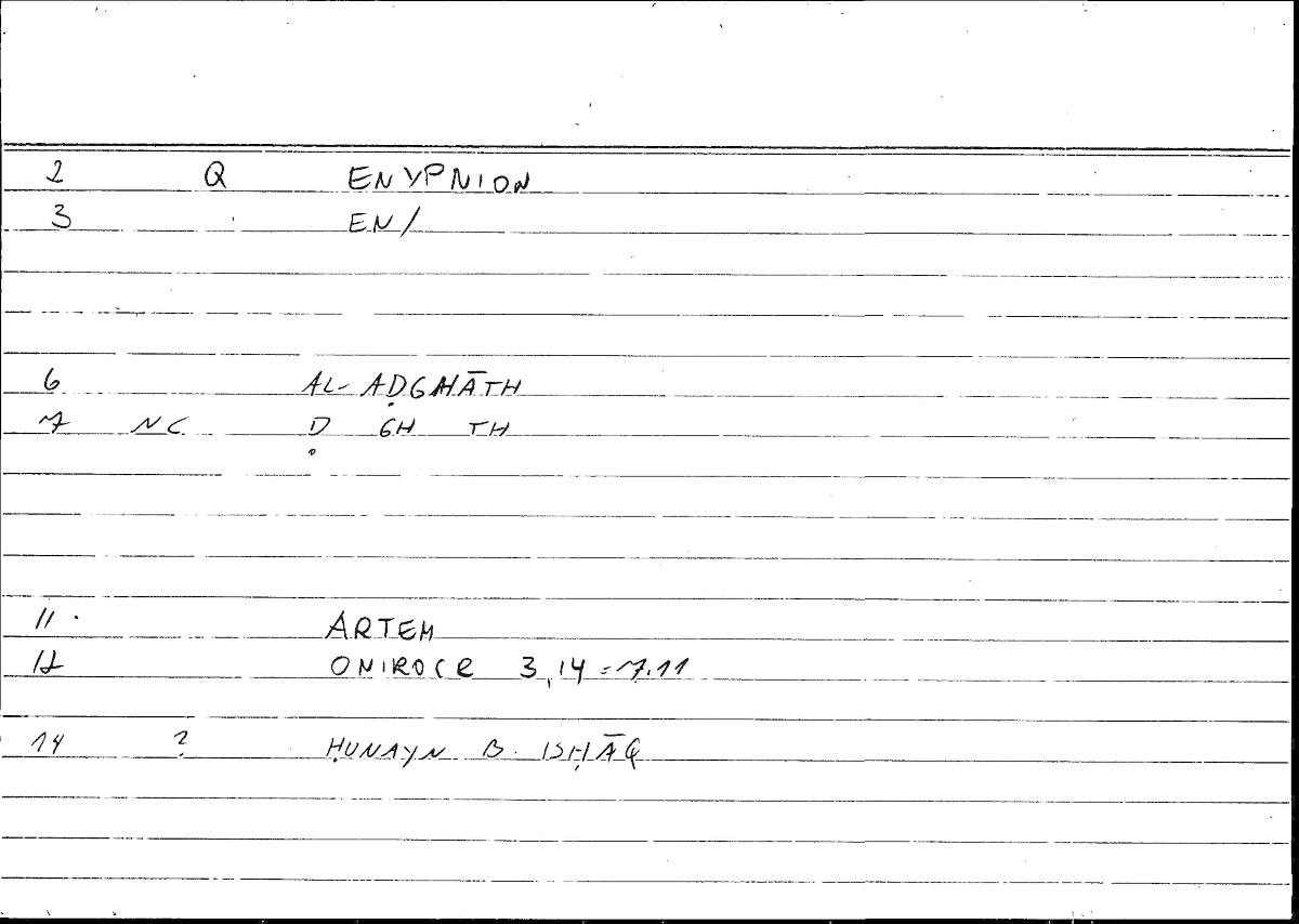 Filecard Artem.Onirocr.07151