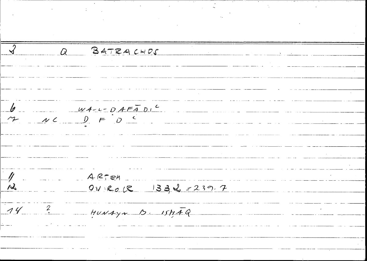 Filecard Artem.Onirocr.07155