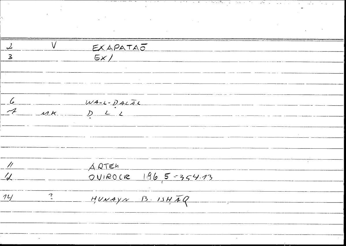 Filecard Artem.Onirocr.07159