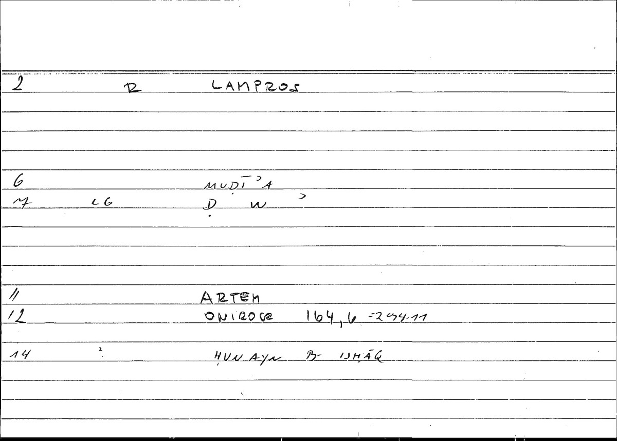 Filecard Artem.Onirocr.07167
