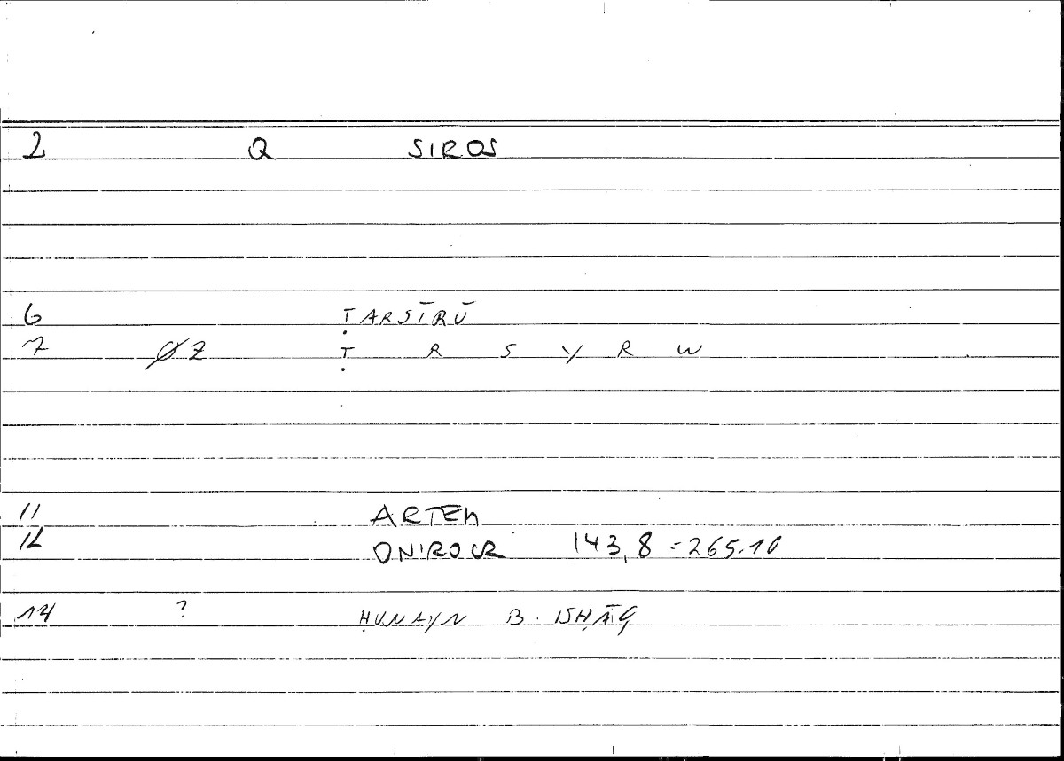 Filecard Artem.Onirocr.07197