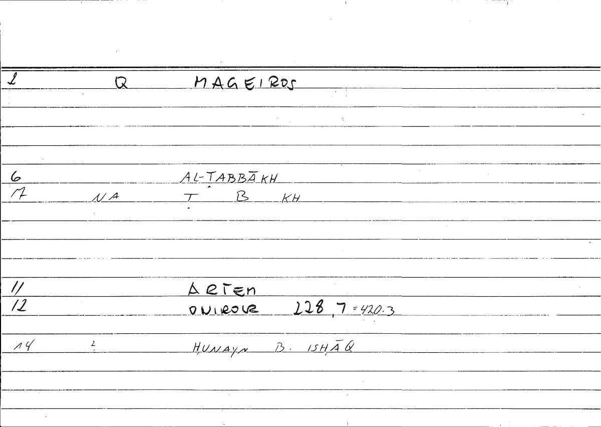 Filecard Artem.Onirocr.07231