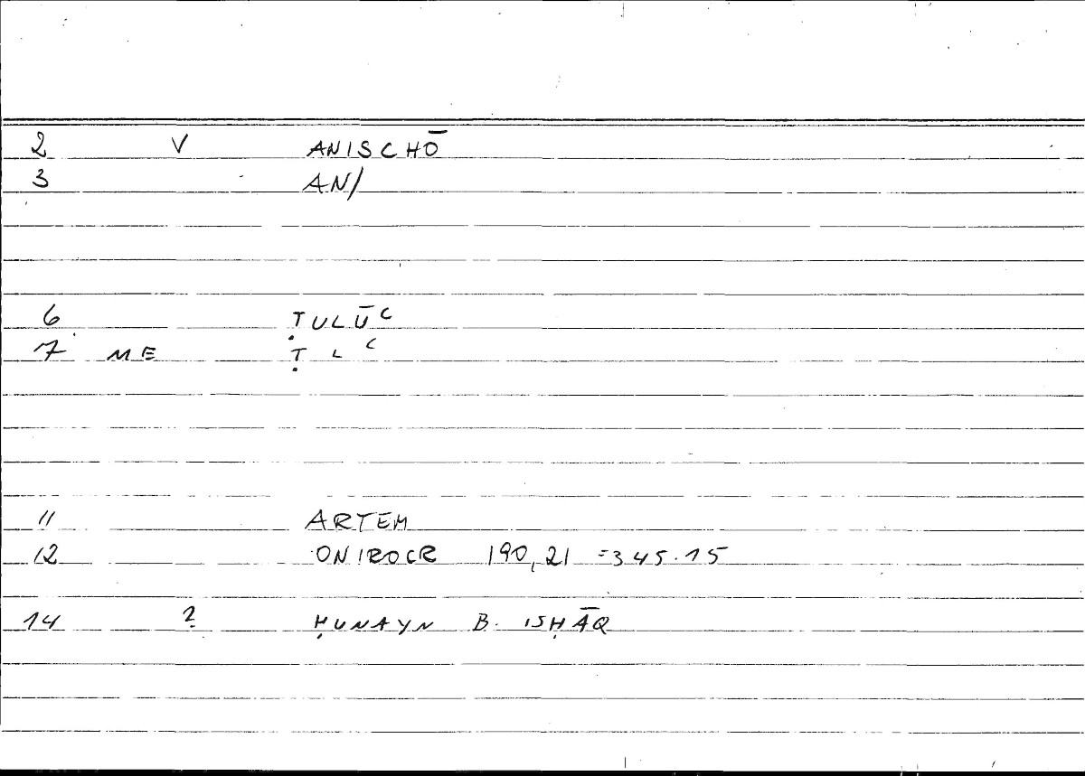 Filecard Artem.Onirocr.07358