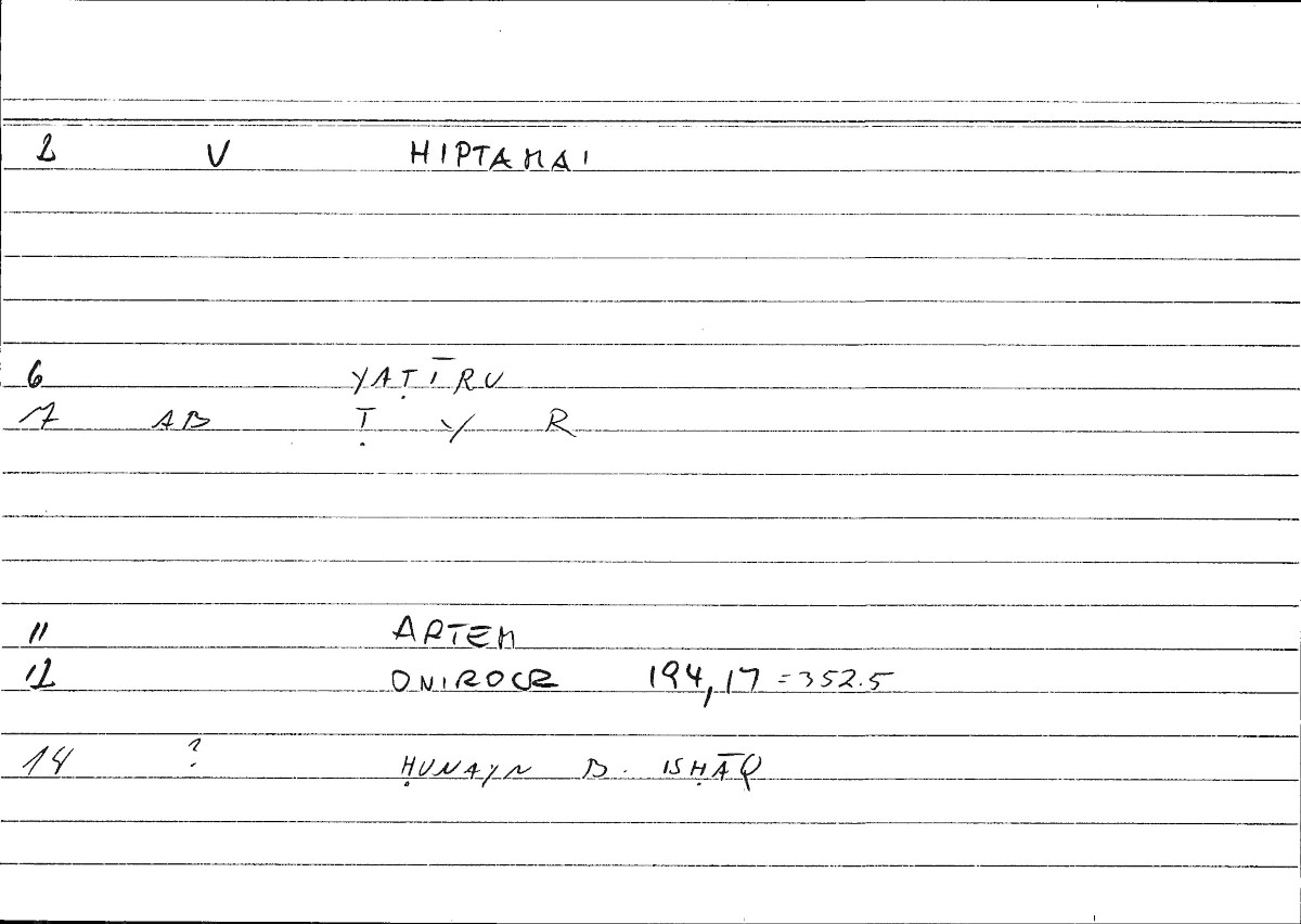 Filecard Artem.Onirocr.07422