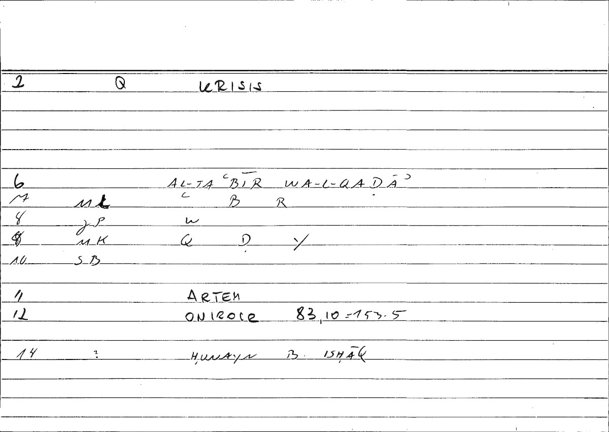 Filecard Artem.Onirocr.07610