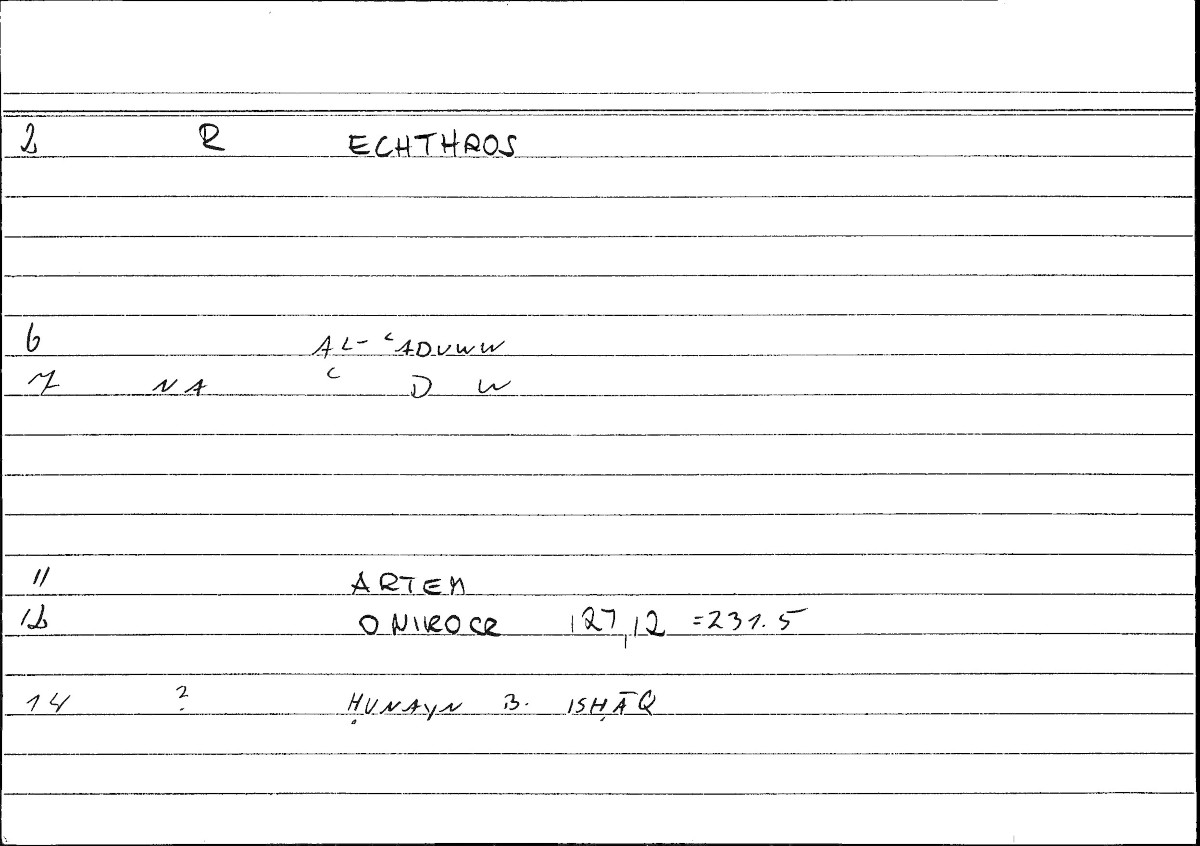 Filecard Artem.Onirocr.07714