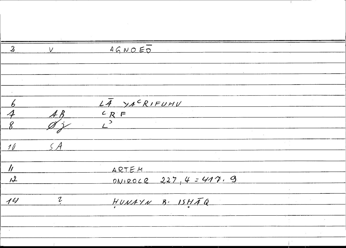Filecard Artem.Onirocr.07841