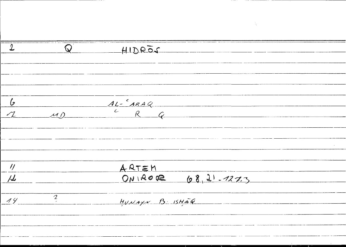 Filecard Artem.Onirocr.07918