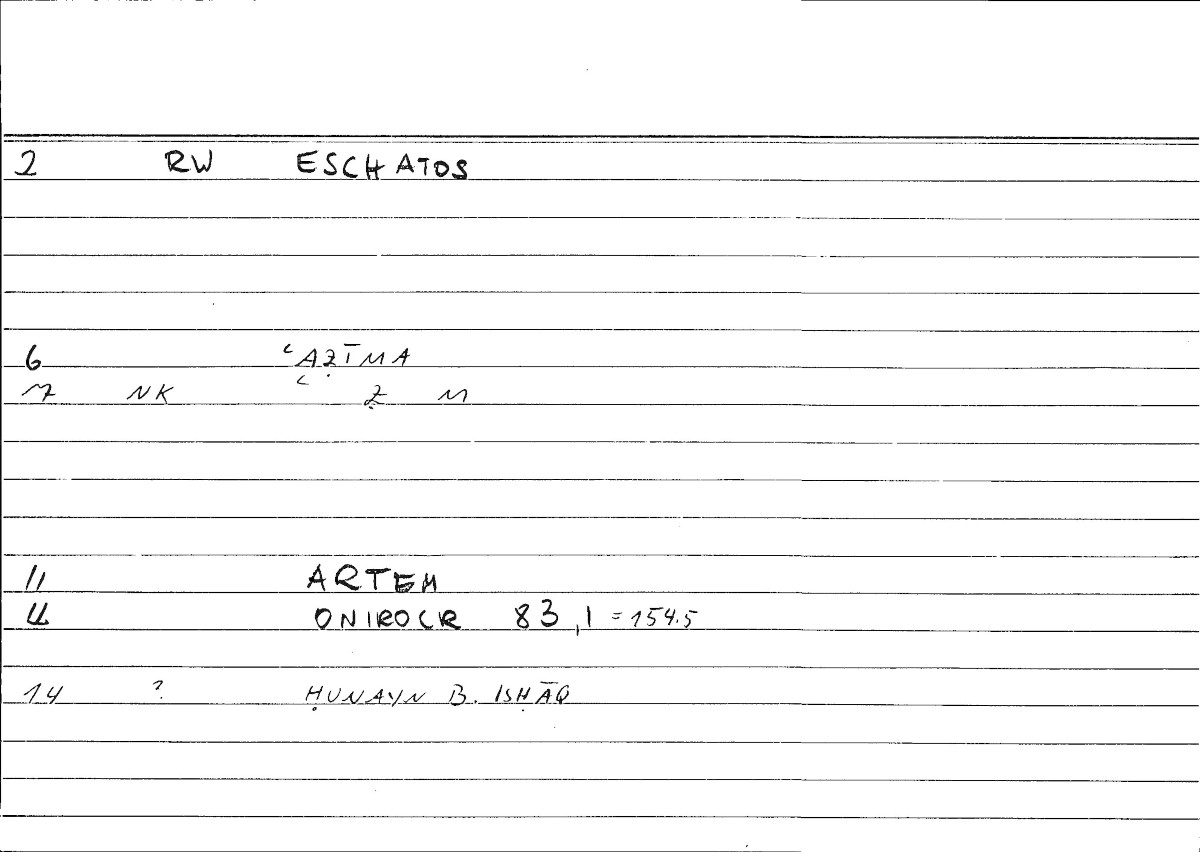 Filecard Artem.Onirocr.08032