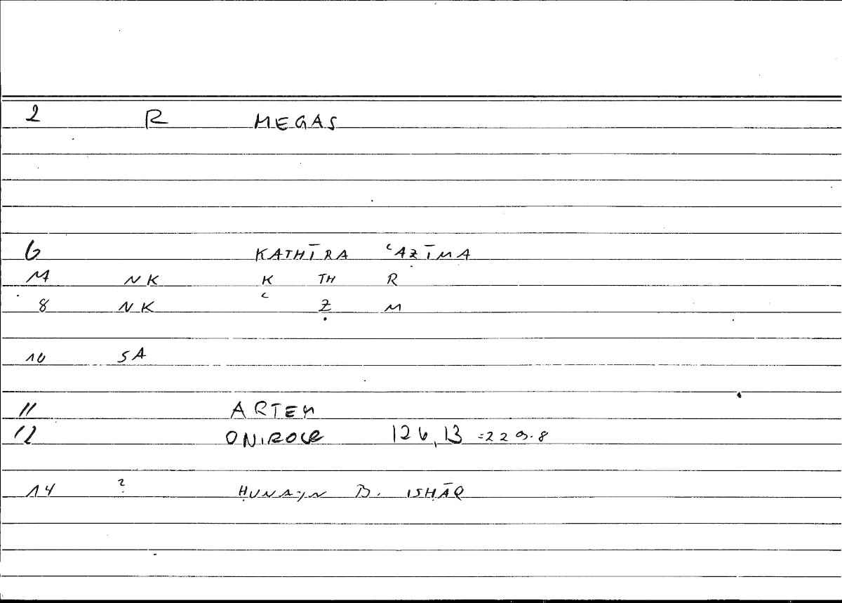 Filecard Artem.Onirocr.08038