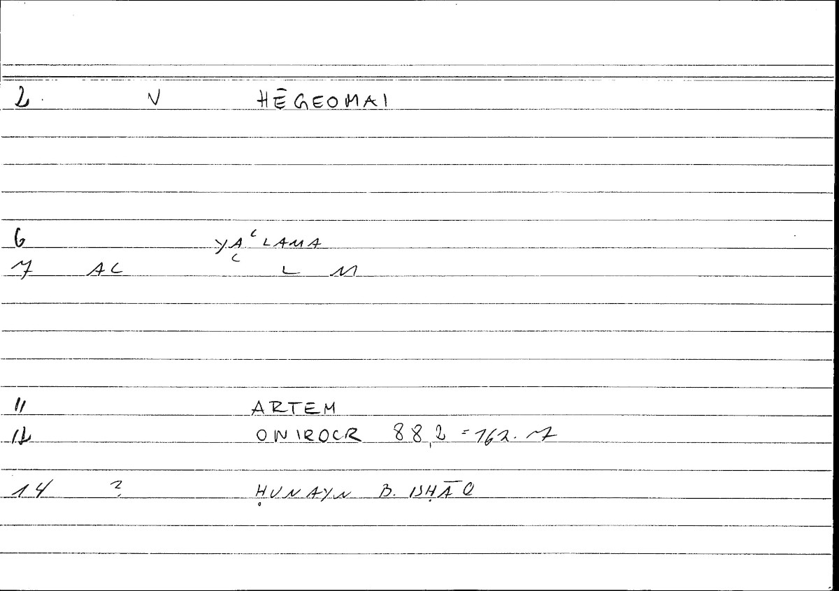 Filecard Artem.Onirocr.08157