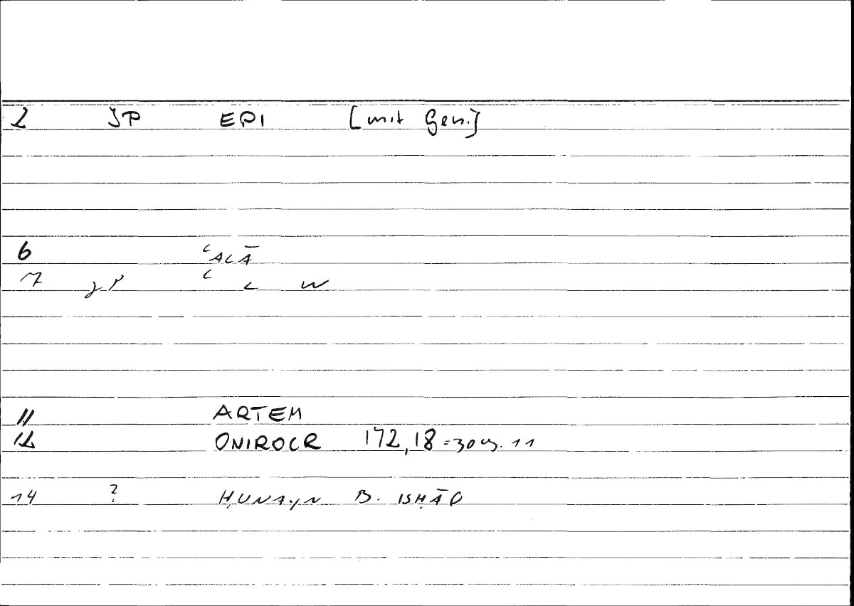 Filecard Artem.Onirocr.08240