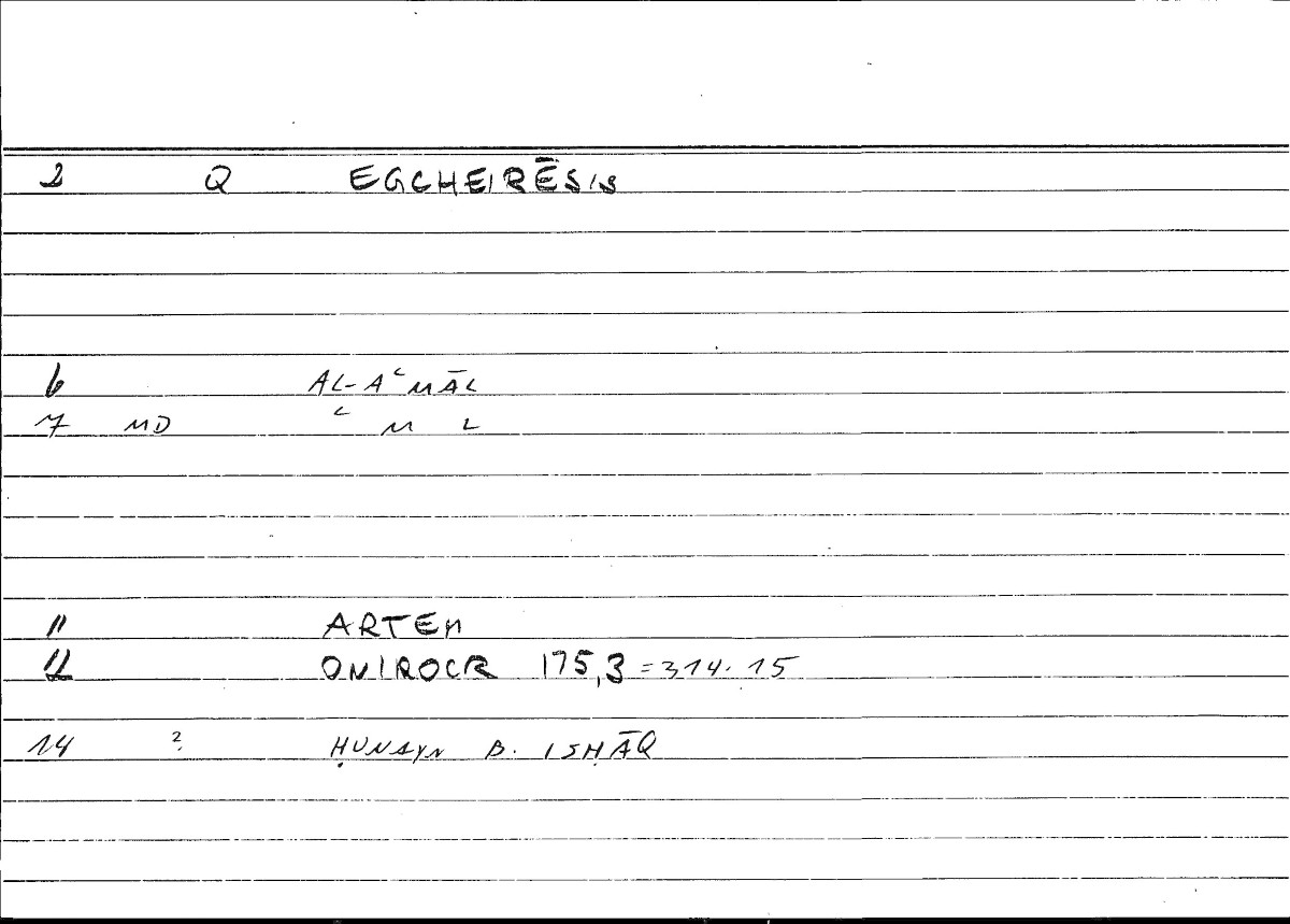 Filecard Artem.Onirocr.08320