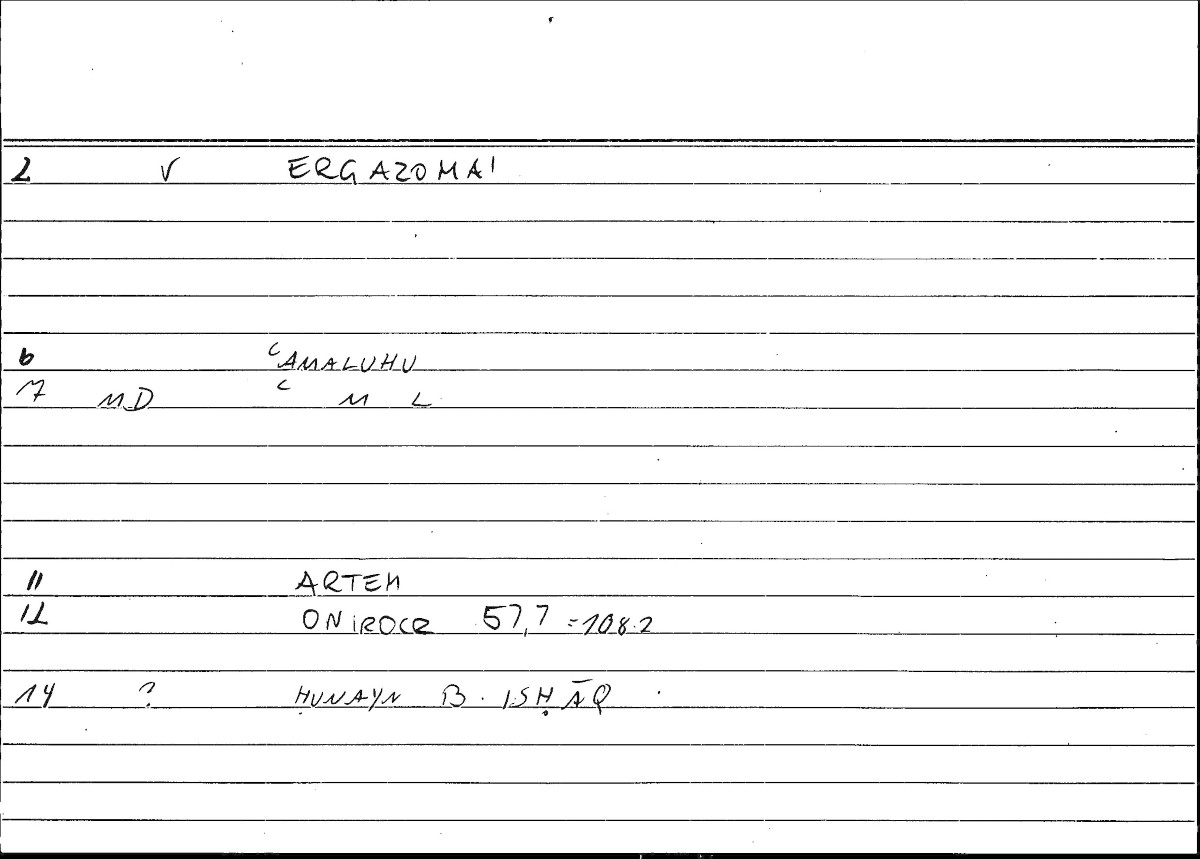 Filecard Artem.Onirocr.08345