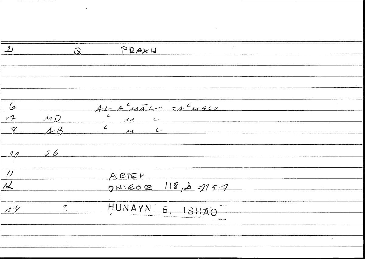 Filecard Artem.Onirocr.08413