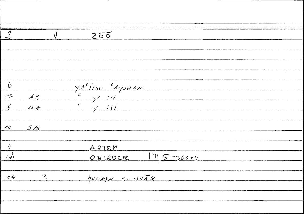 Filecard Artem.Onirocr.08595