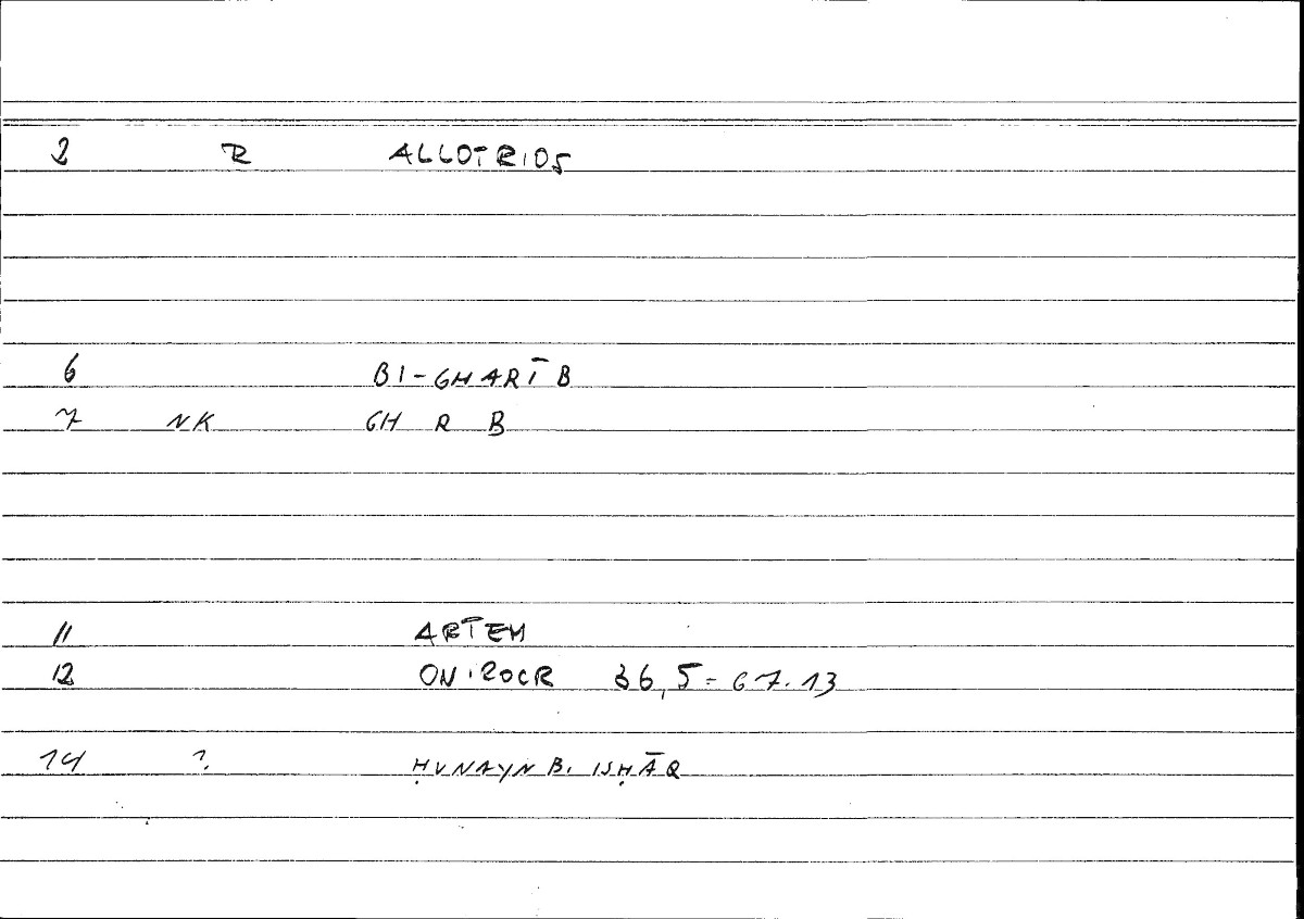 Filecard Artem.Onirocr.08705