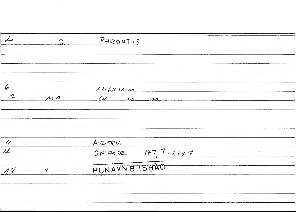 Filecard Artem.Onirocr.08816
