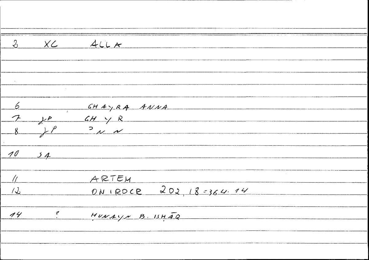 Filecard Artem.Onirocr.08892