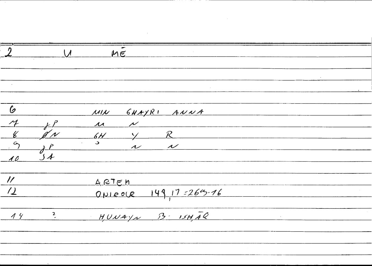Filecard Artem.Onirocr.08931
