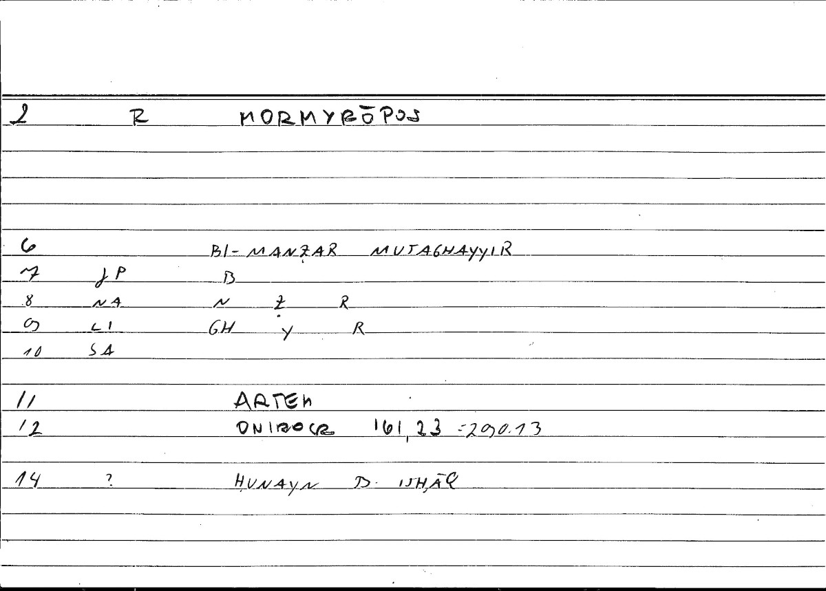 Filecard Artem.Onirocr.08973