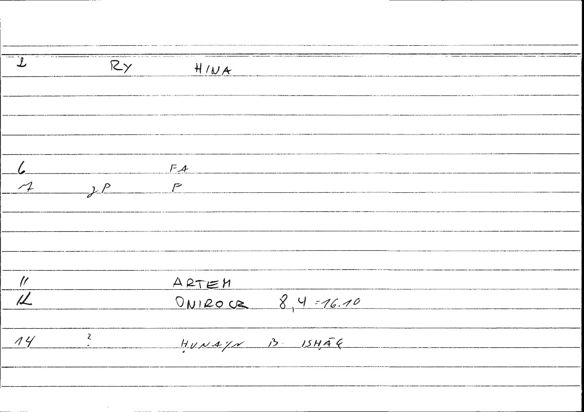 Filecard Artem.Onirocr.09040