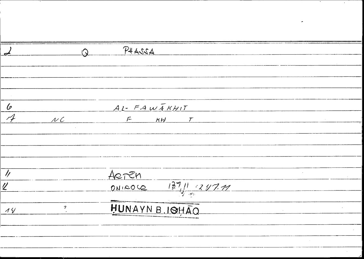 Filecard Artem.Onirocr.09070