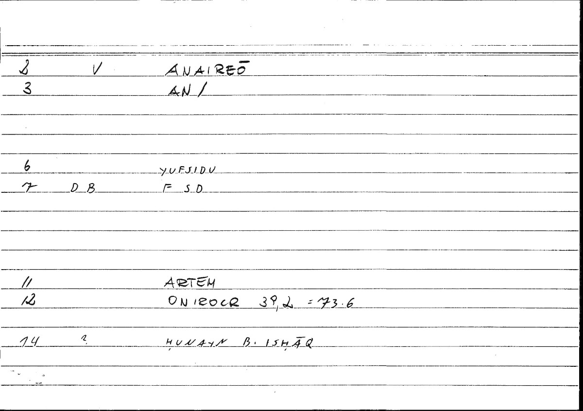 Filecard Artem.Onirocr.09210