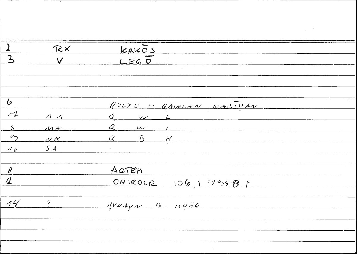 Filecard Artem.Onirocr.09591