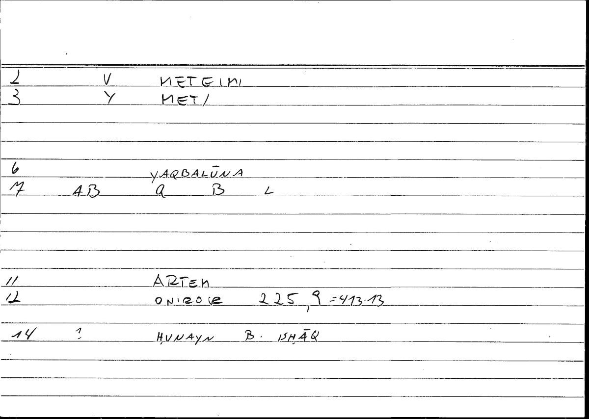 Filecard Artem.Onirocr.09643