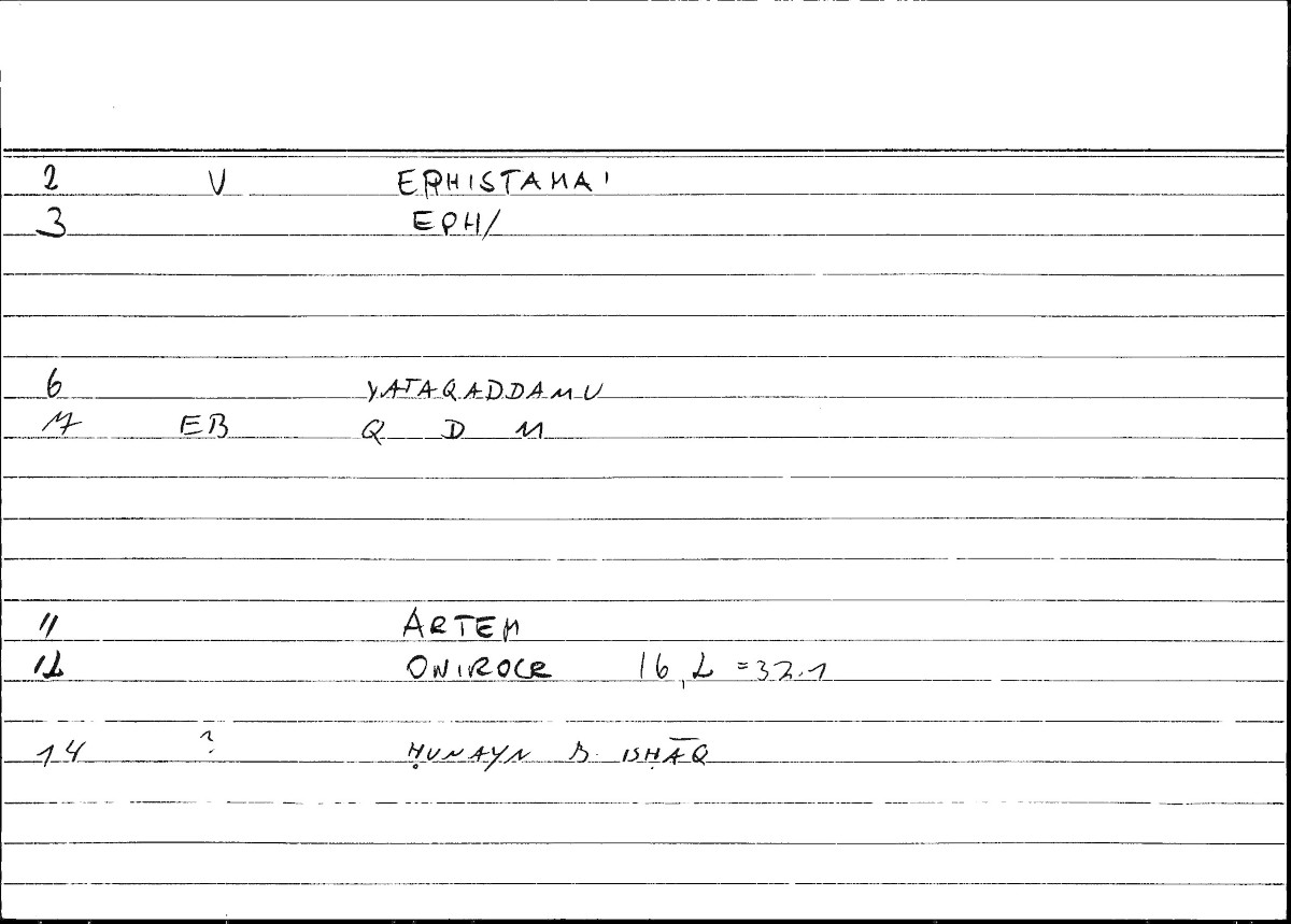 Filecard Artem.Onirocr.09806