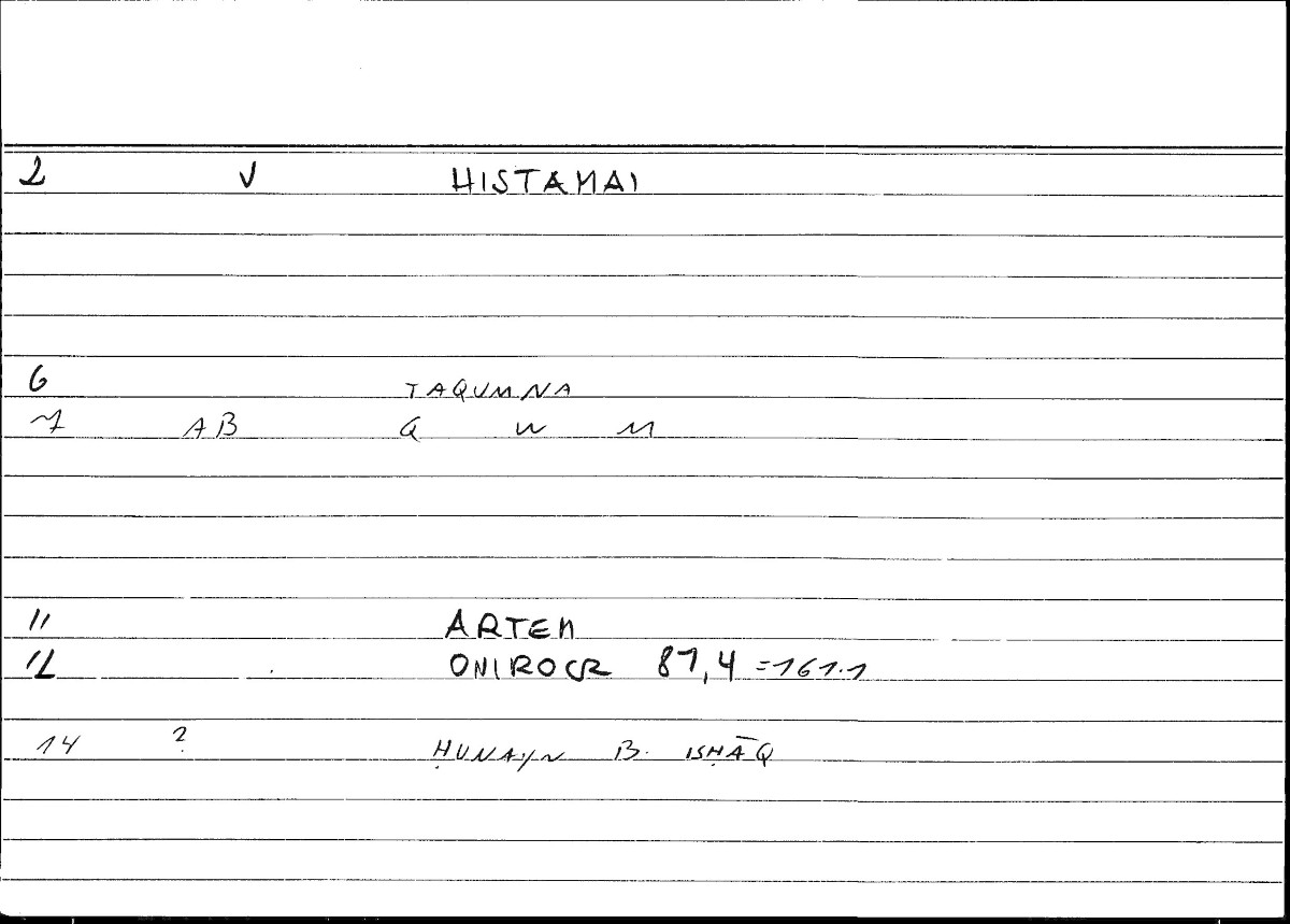 Filecard Artem.Onirocr.10225
