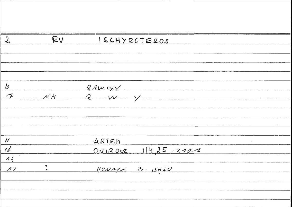 Filecard Artem.Onirocr.10274