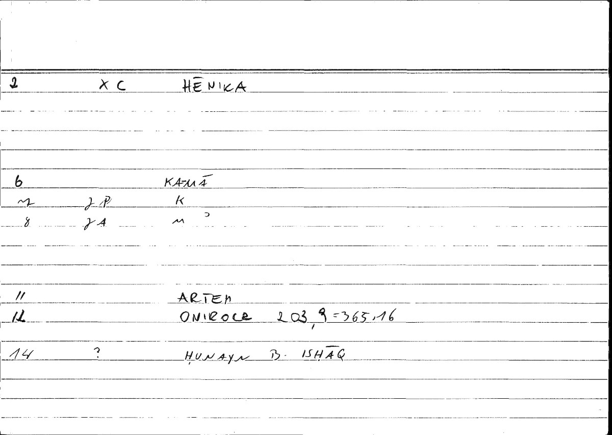 Filecard Artem.Onirocr.10508