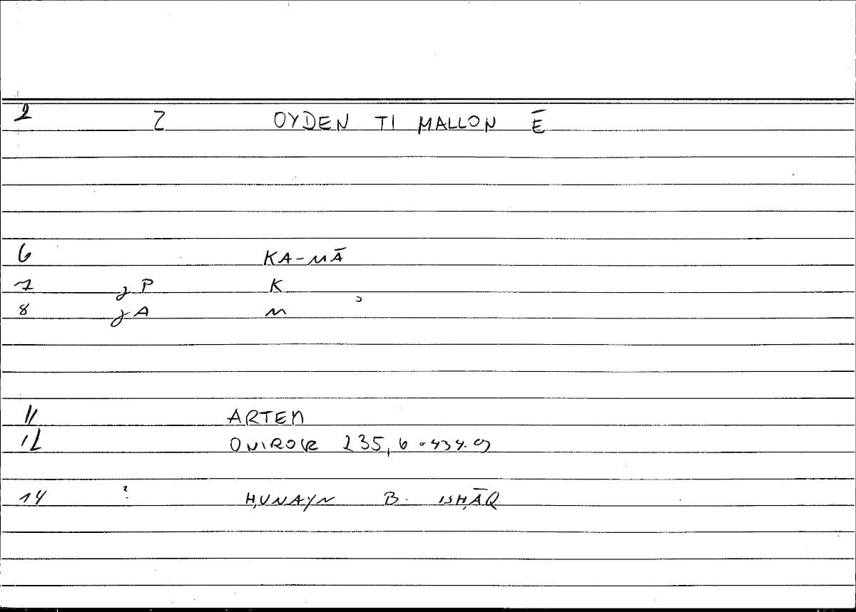 Filecard Artem.Onirocr.10530